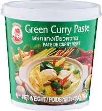 GREEN CURRY PASTE 400G COCK BRAND